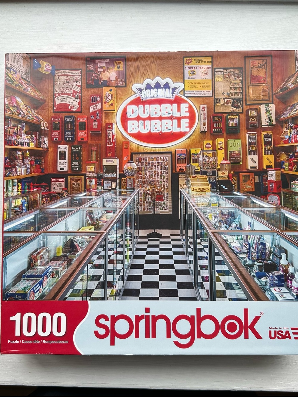 Springbok Dubble Bubble Candy Shop 1000-Piece Jigsaw Puzzle - Red